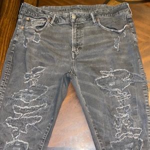 Ripped grey jeans 38x30